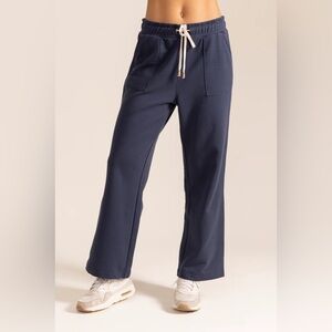 Navy Blue Track Pants